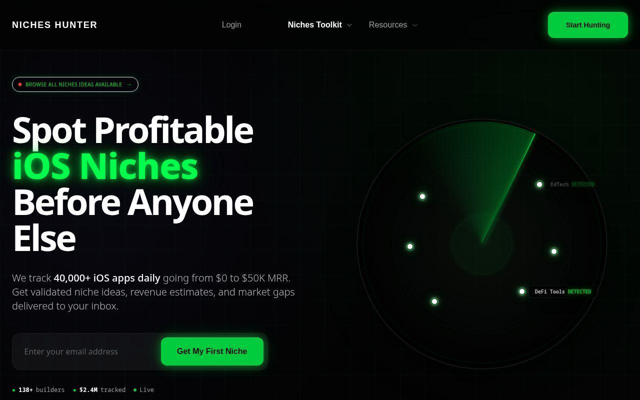 NICHES HUNTER screenshot